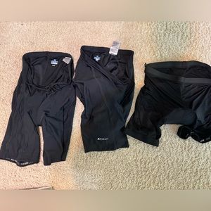 Padded biking shorts.